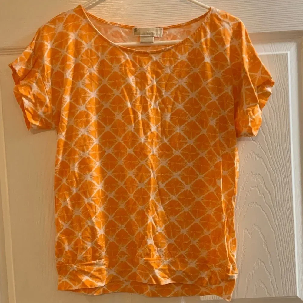 Orange Michael Kors blouse
